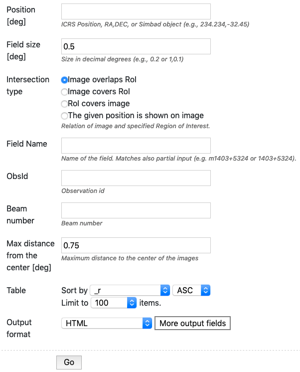 Relative flux error