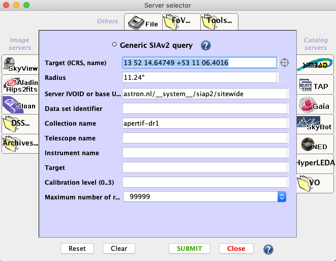 Relative flux error